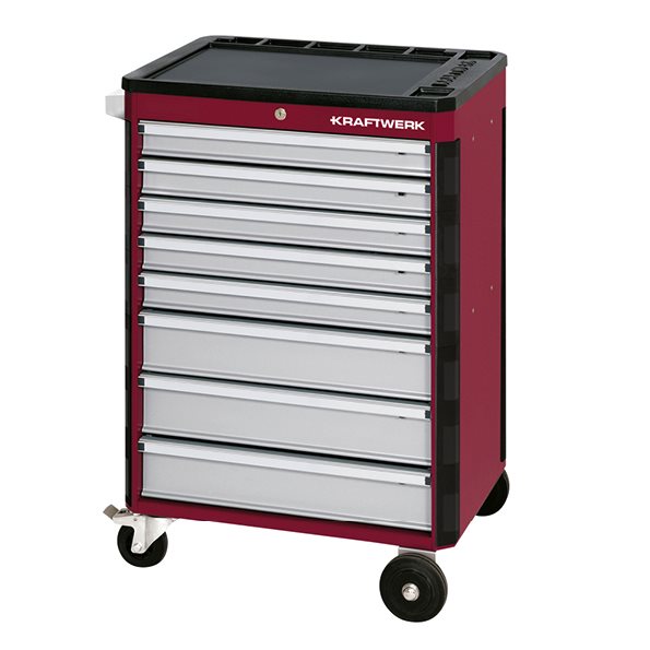 Kraftwerk 8-Drawer HIGHTECH Workshop Trolley with Tools